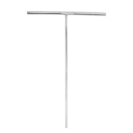 Fransk Crepe-spreader i rustfritt stål - Pannekaker, deigspredning, bakeri, kjøkken - Størrelse L (sølv)