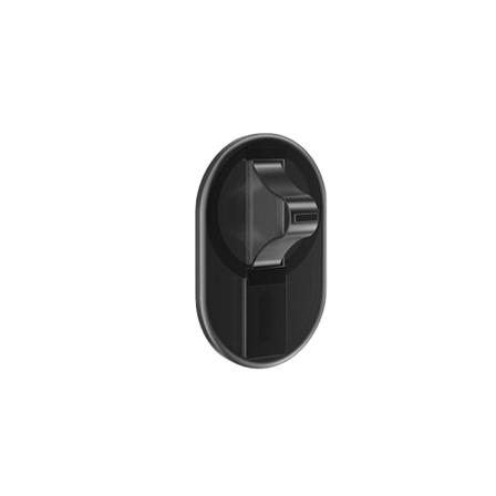 MagSafe magnetisk mobiltelefon fingerringholder til iPhone 15/14/13/12 Sort