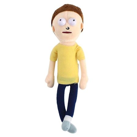 Rosalind Drake och omgivande plyschleksak Morty Smith 26cm
