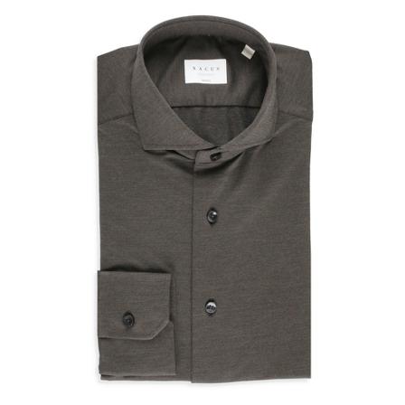 Xacus Casual Shirts Brun, Herre Skjorter