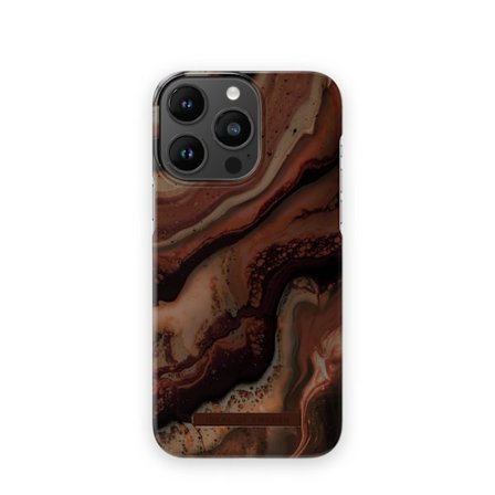 Printed Case MagSafe iPhone 14 Pro Max Dark Amber Marble