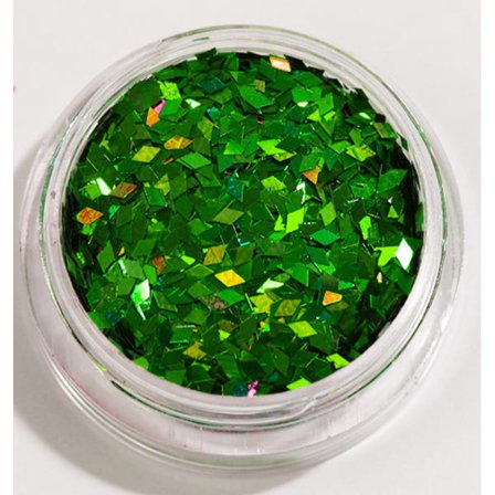 Nail Glitter - Rhombus/Timants - Vihreä - 8ml - Glitter