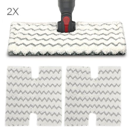 2 stk. Erstatningsputer til Shark Steam S6001 S6003 Flip Dampmopp