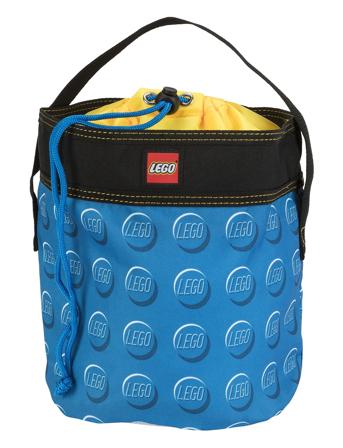 Lego Storage Cinch Bucket, Blue Home Kids Decor Storage Storage Baskets Blå LEGO*Betinget Tilbud