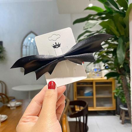 Fladdermushårnål För Tjejer Halloween Mörk Stil Dekor Sidohår Short