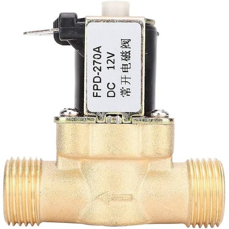 G1/2" Solenoidventil, 12v/24v Messing Normalt Åben Solenoidventil, Elektromagnetisk Elektrisk Ventil, Vandindløbsafbryder(dc12v)