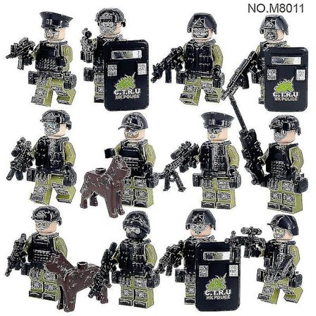 Militærserie Byggelegetøj 12 Minifigurer (FMY)
