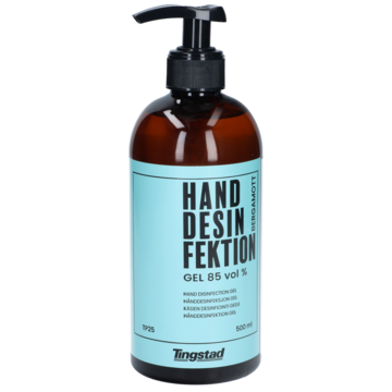 Handdesinfektion 85% Bergamott 500ml
