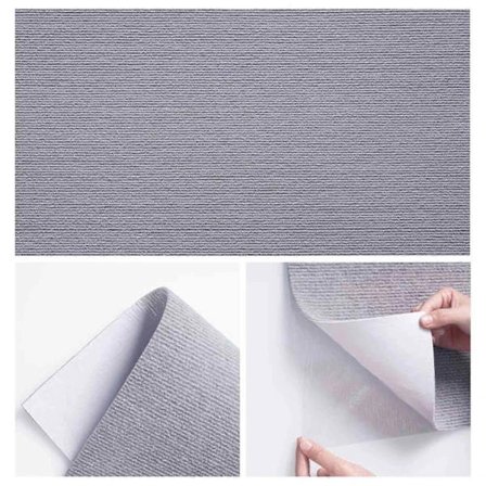 Selvklæbende kradsemåtte til katte, kradsemåtte, kradsebræt til katte, vægkradsebrætter, kradsebeskyttelse, katte, krads, grå, fri størrelse