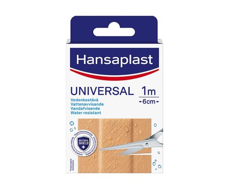 Hansaplast Universal Vandskyende Plaster 10x6 cm 10 stk, Medicin & Pleje, Plastre, Sårplastre