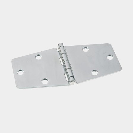 Hatch hinge 1852-Marine, 151 x 75 mm, acid-resistant stainless steel (AISI 316)