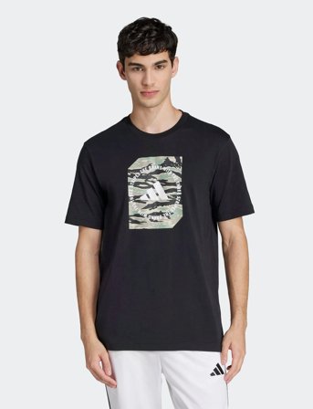 adidas Sportswear M C Camo Box T - Black - S