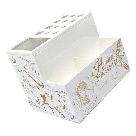 Parturisaksien pidike, kampaamon saksipidike, parturitarvikkeiden säilytyslaatikko