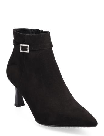 Women Boots Shoes Boots Ankle Boots Ankle Boot - Heel Svart Tamaris*Betinget Tilbud