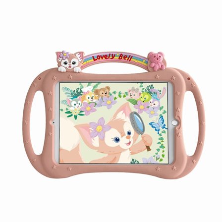 Fodral för iPad mini4/5 Regnbågshandtag Surfplatta Lilla Räv Björn Tum Tecknad Melodi Silikon