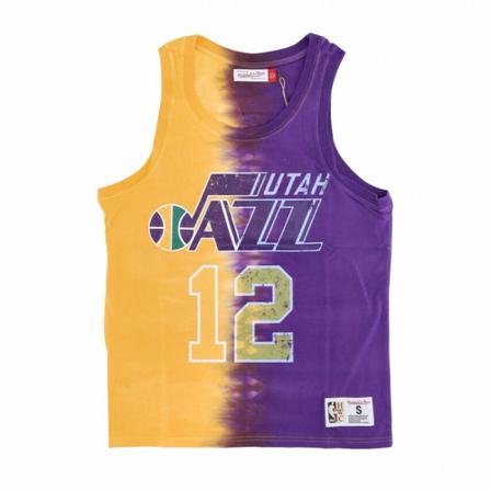 Mitchell & Ness tank top nba vertical tie dye Lilla, Herre