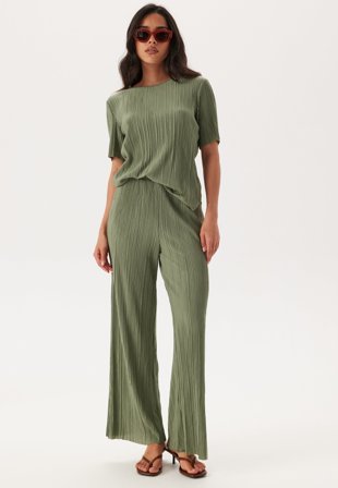 VILA - Viplisa Hw Wide Pants - Oil Green