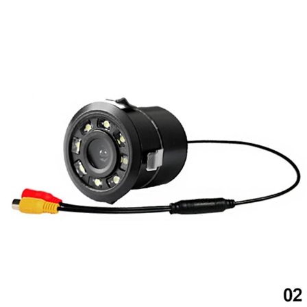 Universal Backkamera för bil vidvinkel omvänd parkering med eller utan LED Auto Backup Monitor