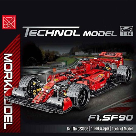 High-tech Expert Super Speed Champions Car Building Blocks F1 Racing Vehicle Model Bricks Kids Toys Car For Children Boys Giftsred No Box