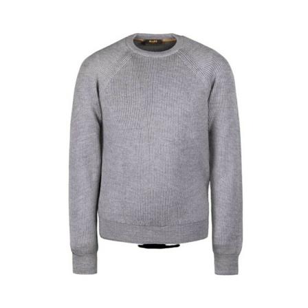Moorer, Sante-Ig Knitwear Grijs, Heren, Maat:XL