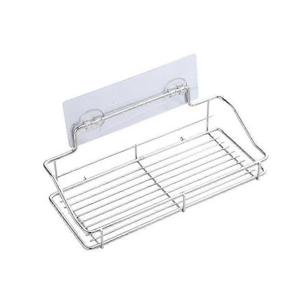 Dww-1 stykke Brusebadshyldere Kurv Hylde Badeværelse Organizer Køkken Krydderihylde Rustfrit Stål - uden Boring JSW
