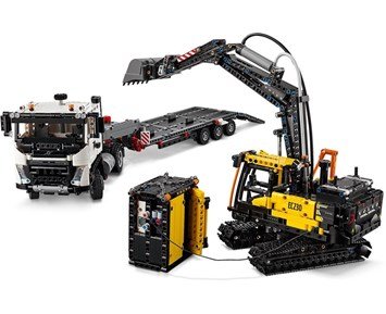 LEGO-Technic Volvo FMX-trailer og EC230 el-gravemaskin 42175-LEGO Volvo FMX-trailer og EC230 el-gravemaskin 42175-LEGO-LEGO