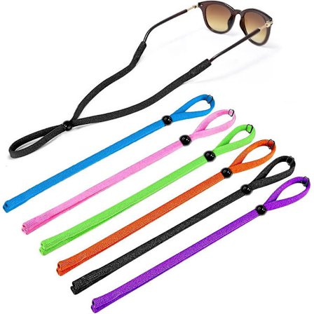 Silmälasinauha, 6 kpl Säädettävä Silmälasien Nauha, Värillinen Silmälasipidike, Aurinkolasinauha Naisille Miehille