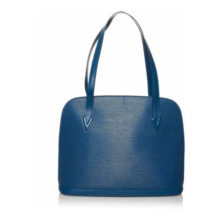 Louis Vuitton Vintage, Pre-owned Bag Blauw, Dames, Maat:ONE Size,leather