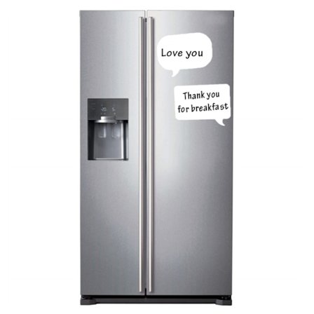 Flexibel Chat whiteboard till kylskåp 2 st i förp