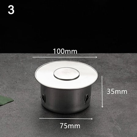 Viemäriputken cap Pyöreän putken pään tulppa 3 3