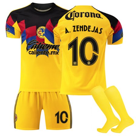 25-26 America hjemmedrakt 8FIDALGO9#HENRY drakt nr. 10 A.ZENDEJAS fotballuniformsett for barn