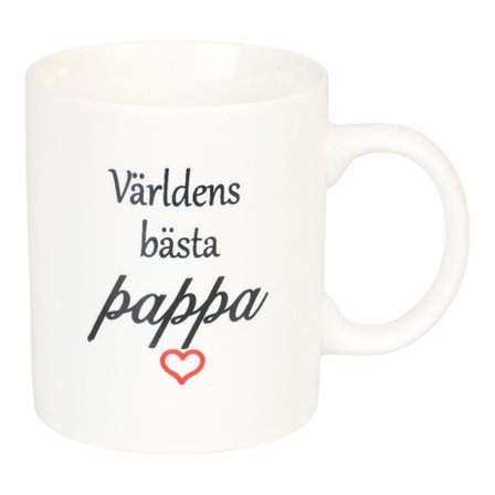 Mugg Världens bästa Pappa - Fars dag