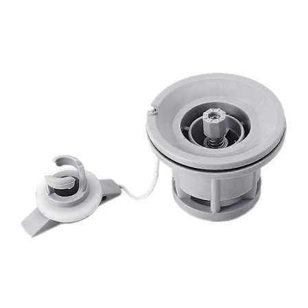 Oppblåsbar Båt Luftventil Høytrykks Luftventiler Med Mesh-deksel Kajakk Sup Stand Up Paddle Board Sikker Kobling Hvit