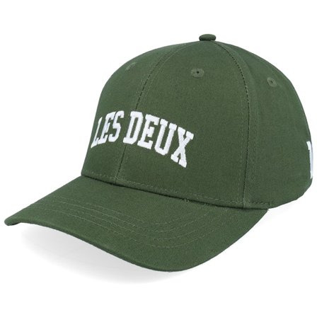 Les Deux - Grønn adjustable Caps - 11 Baseball Cap Chive Green/White Adjustable @ Hatstore