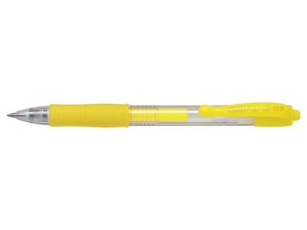 PILOT Gelpenna G-2 0,7 Neon Gul - Lyreco - Kontorsmaterial - Pennor - Gelpennor