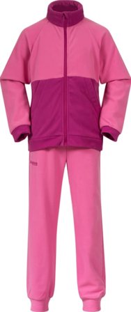Bergans Kids' Smådøl V5 Longzip Set Children base layer set Pink 110