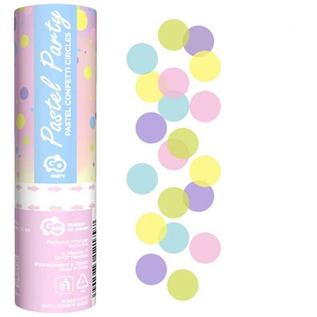 Pastelli Konfettikanuuna 15 cm