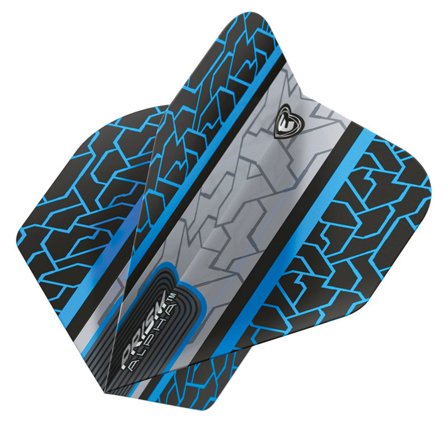 Winmau Prism Alpha Black & Blue Dart Flights | Winmau.com