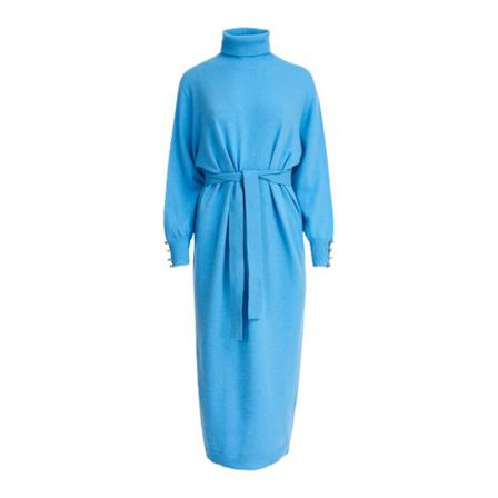 Essentiel Antwerp Knitted Dresses , Blauw , Dames , Maat: L Casual jurken