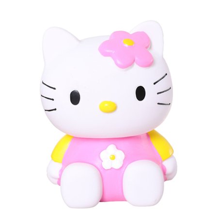 Sparebøsse for jenter emaljert søt katt tegneserie dekorative mynter bank for bursdagsgave