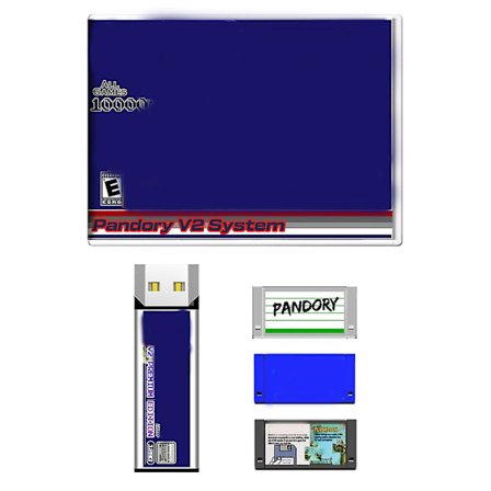 Amiga 500 Mini, andre generasjon, Platinum-versjon, 10000+ spillutvidelse Abs