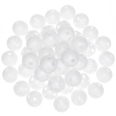 50 stk Rasleboldindsatser Rasleboldlydemagerboldindsatser Plastikreparationsplader til kæledyrslegetøj Dukker