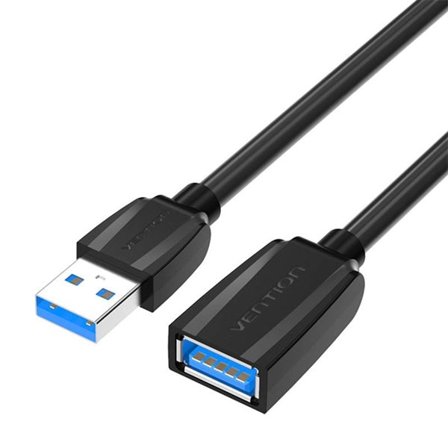 Forlængerkabel USB 3.0 han til USB hun Vention VAS-A45-B300 3m (Sort)