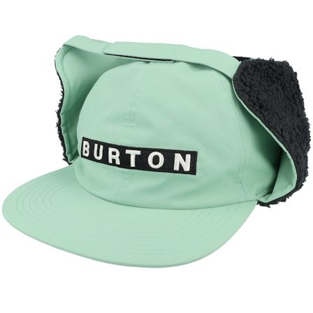 Burton - Lunchlap Hat Soft Sage Earflap Earflap Green Cap - @ Hatstore