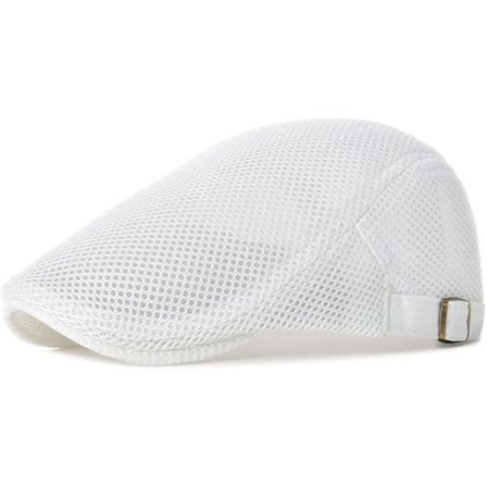 Sanomalehtimyssy Beret Ivy Cap Cabbie Flat Cap Säädettävä Miesten Hengittävä Verkkokangas Kesähattu