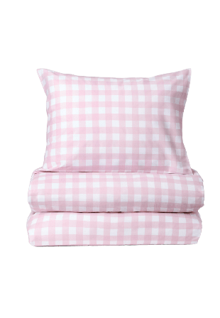 Åhléns Home Bäddset GINGHAM 150x210 cm Sängkläder Vit ONESIZE