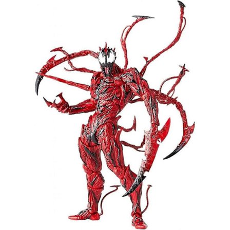 Carnage Action Figure, Punainen Venom-lelu, Yamaguchi Carnage Action Figurine, Liikkuva vinyyli-nukke