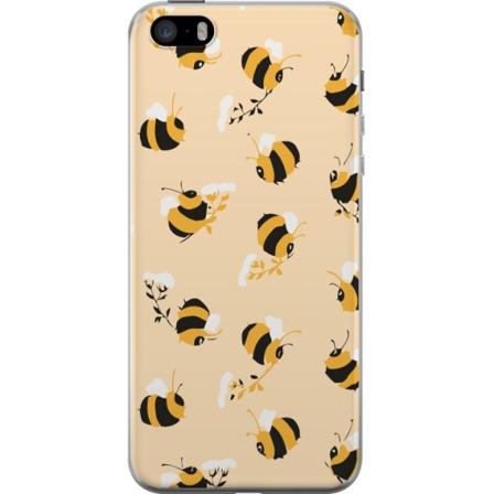 Apple iPhone SE (2016) Gjennomsiktig deksel Binkle Bee Mønste