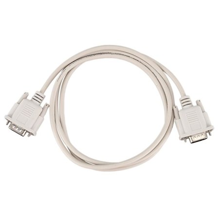 1.4m Rs232 Db9 9 Pin Hane Till Vga Video 15 Pin Hane Adapterkabel Ljusgrå
