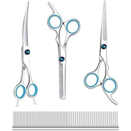 Hundesakse med sikkerhedsafrundede spidser (sæt med 4)